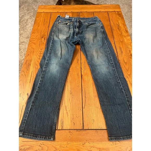 Levi's Other - Levis 505 Regular Fit Straight Leg Jeans Mens 31x30 Medium Wash Blue 00505-1989